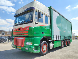 автовоз DAF XF 95.430 8x2 SuperSpaceCab Euro3 - CurtainSider 7.31m + Ramp 16