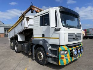 бортовой грузовик MAN TGA 26.350, 6X2 DRAWBAR SPEC ALUMINIUM INSULATED TIPPER/CRANE –