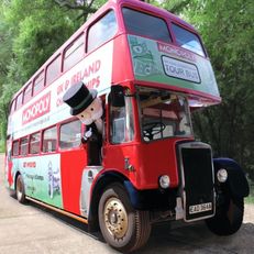 двухэтажный автобус Leyland PD3 British Double Decker Bus Marketing Exhibition Training etc