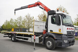 грузовик платформа Mercedes-Benz  Arocs 1833 HDS 4×2 E6 / Fassi F155A.0.22 E-Active crane / 20 pa