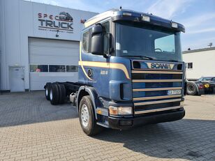 грузовик шасси Scania 144G, 460 , V8 6x4, FULL STEEL, MANUAL