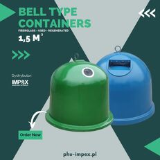 контейнер для мусора Containers - BELL TYPE 1,5 m3 (fiberglass)