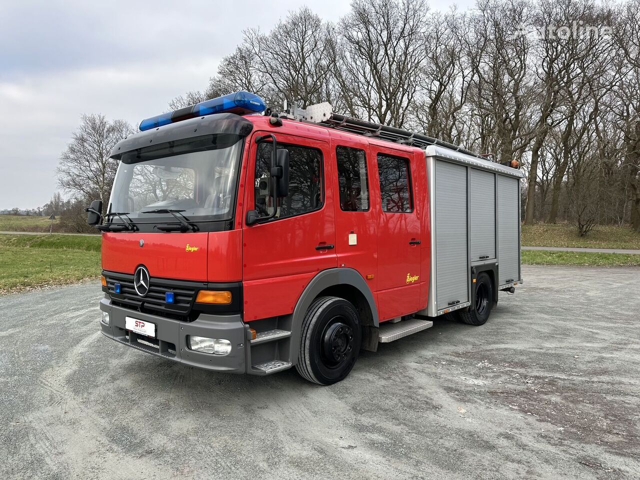 пожарная машина Mercedes-Benz Atego 1325 F Ziegler manual gearbox 1.500 liter watertank