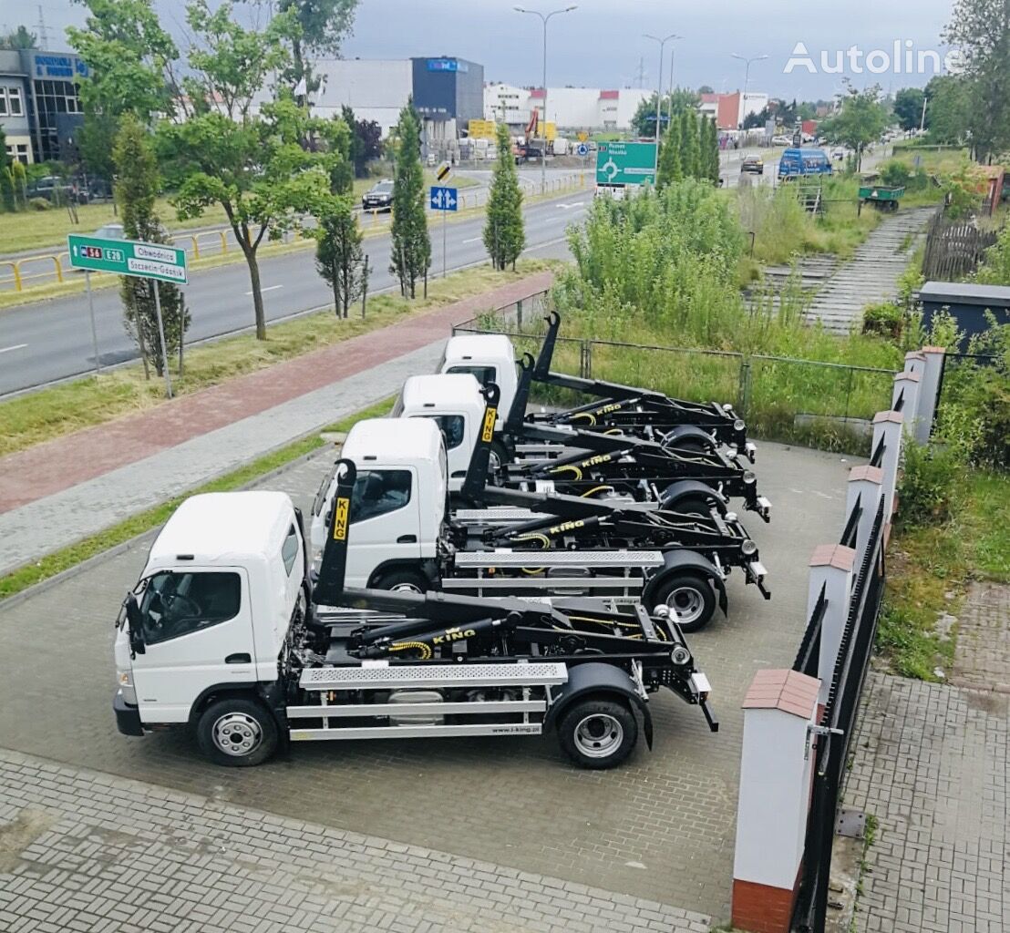 новый крюковой мультилифт Mitsubishi Fuso 9C18 + KING HZ6R Hooklift