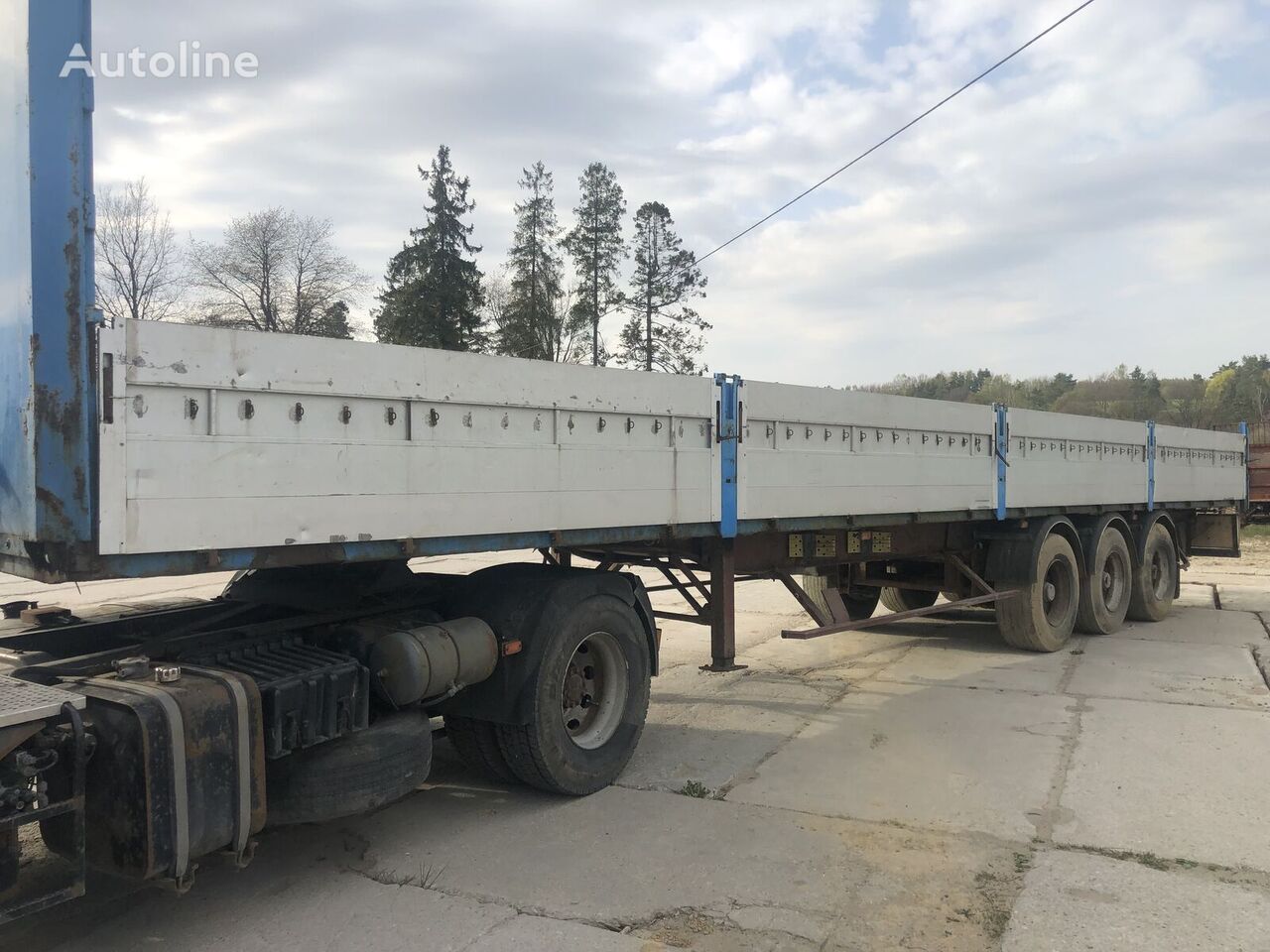 полуприцеп бортовой Fruehauf FULL SPRING SUSPENSION