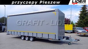 новый прицеп тентованный Lider Universal trailer LT-133 przyczepa + plandeka 700x243cm, firana