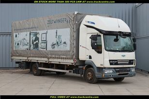 тентованный грузовик DAF LF 45.210, EURO 5 EEV, 19 PALLETS, ALU SIDED