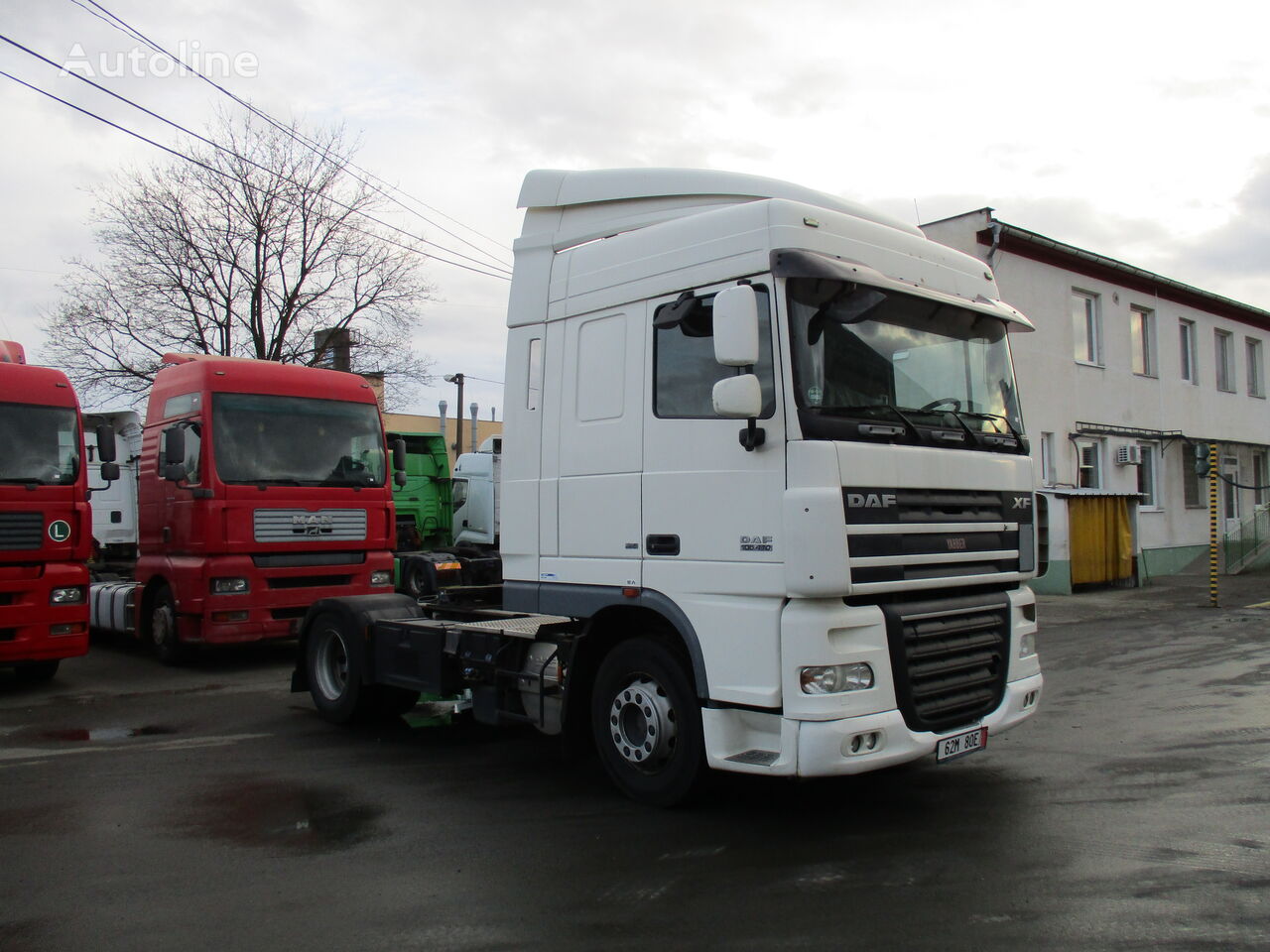 тягач DAF XF 105 410...euro5...Blat/Luft...manual ZF16