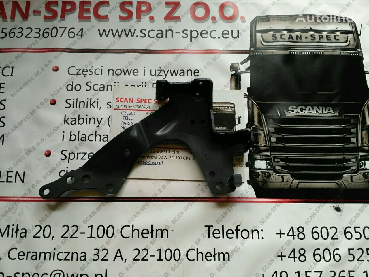 бампер Scania Wspornik zderzaka 1802166 для тягача Scania P R G T