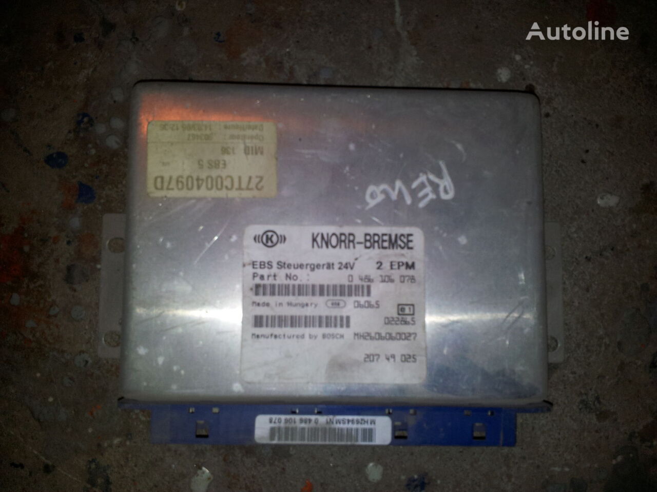 блок управления Renault Premium, Magnum DXI MAGNUM, PREMIUM EBS Control unit 20749025, 2 для тягача Renault Magnum DXI