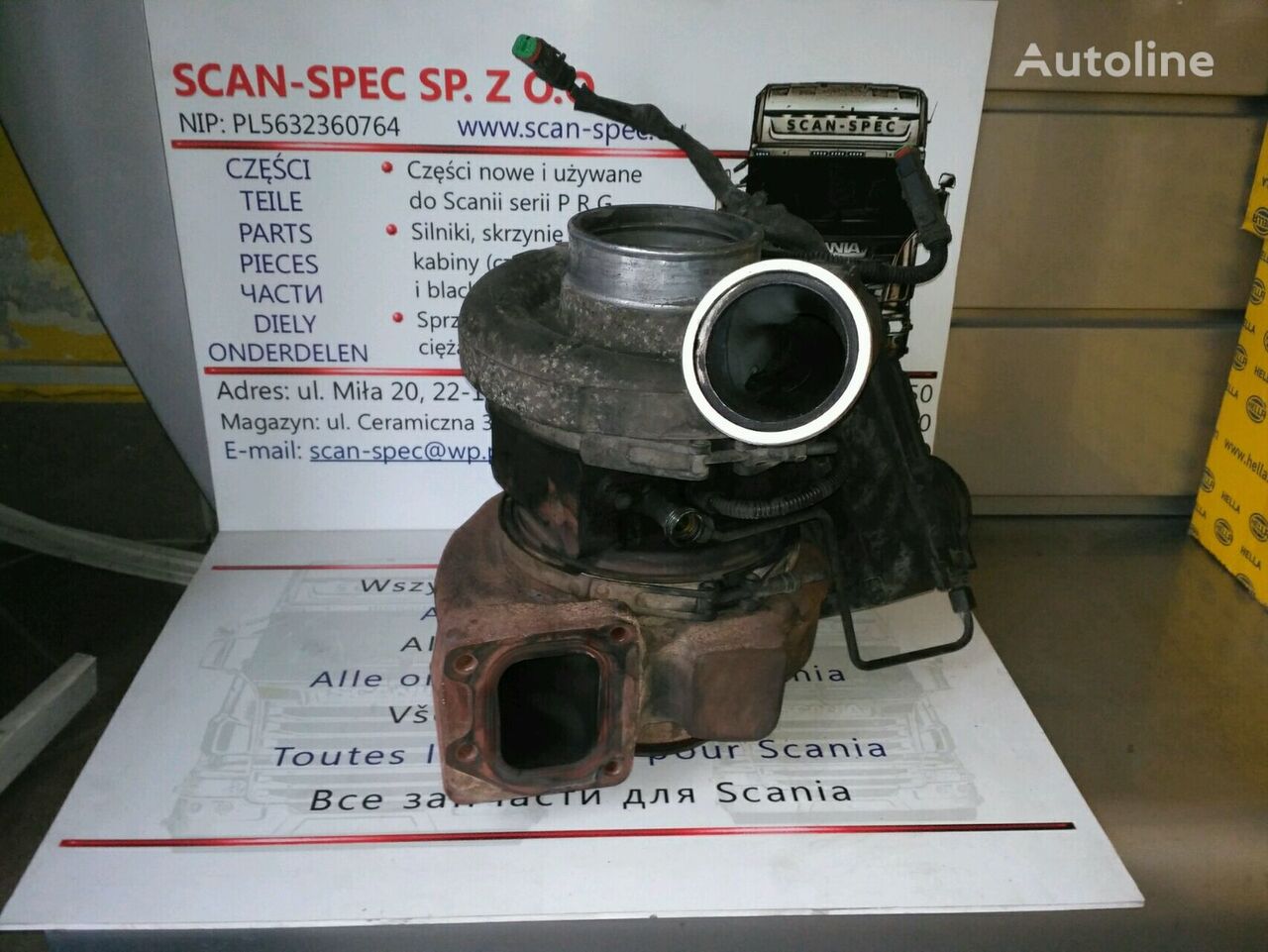 турбокомпрессор двигателя Scania Holset HE531Ve-1849535 3770147 для тягача Scania P R G